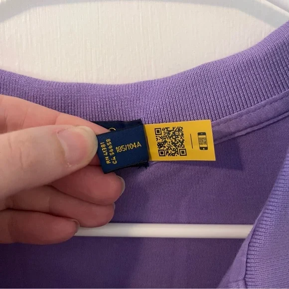 Polo Ralph Lauren Men’s Short Sleeve Polo, Classic Fit Soft Cotton, XL, Purple - Picture 4 of 9